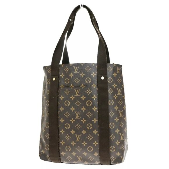LOUIS VUITTON Cabas Beaubourg Tote Shoulder Bag Monogram Canvas - Picture 2 of 7